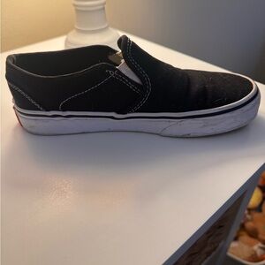 Women’s Black Slip-On Vans - Canvas Sneaker